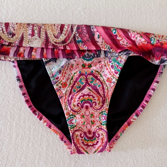 VENUS Expression Floral & Snake Skin Print Bikini Bottom, size S - Picture 3 of 12